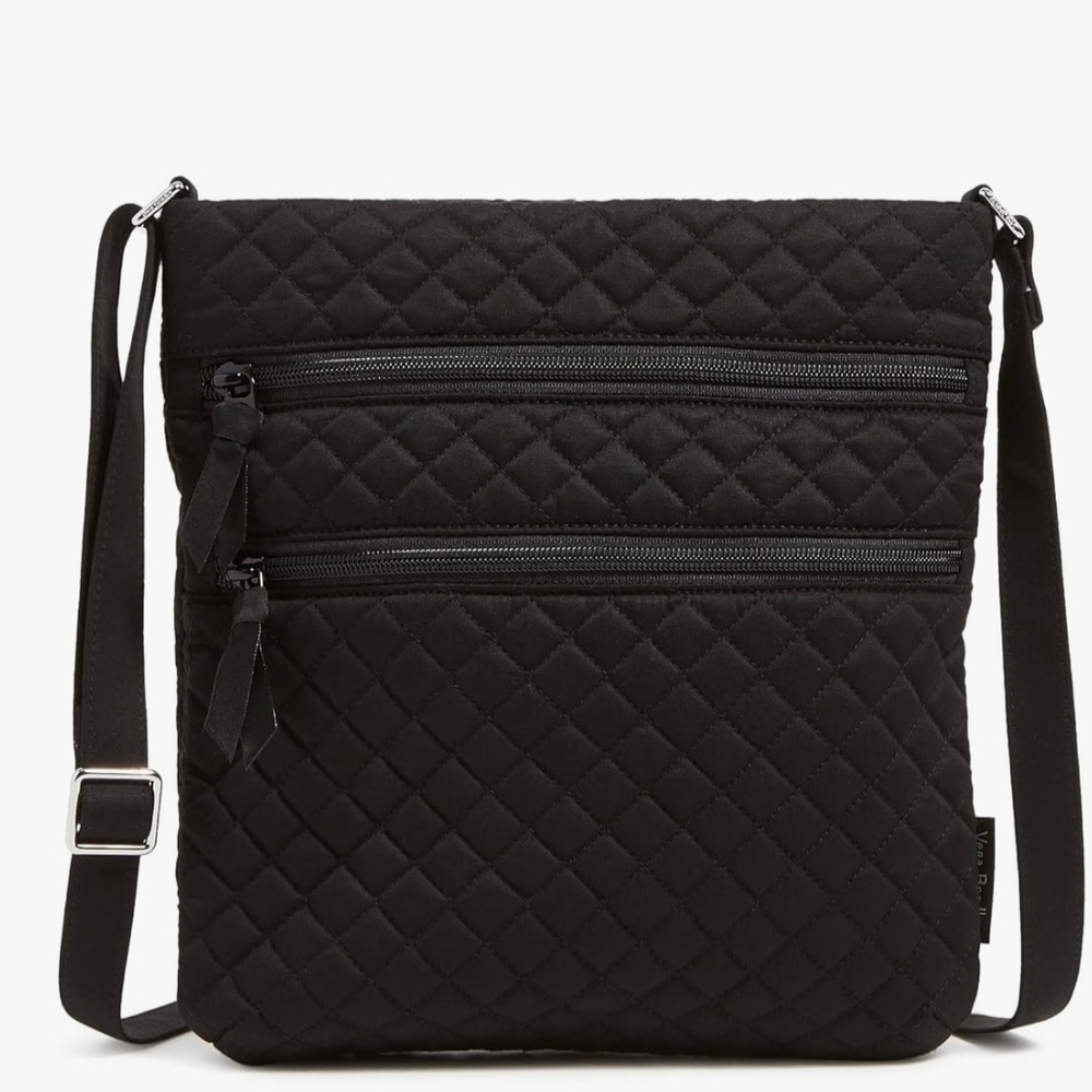 Vera Bradley Black Quilted Crossbody Bag